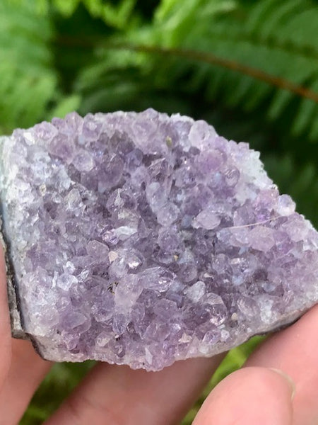 Purple Amethyst Druzy Cluster - Morganna’s Treasures 