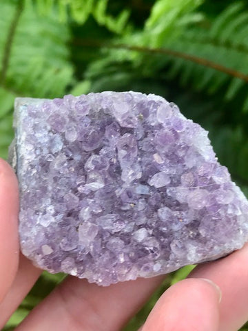 Purple Amethyst Druzy Cluster - Morganna’s Treasures 