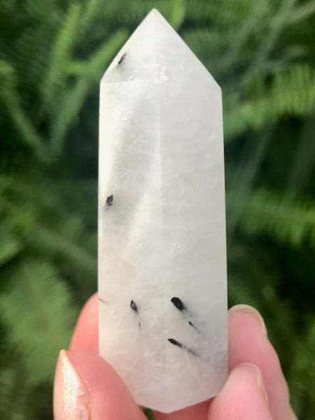 Tourmalinated Quartz Healing Wand - Morganna’s Treasures 