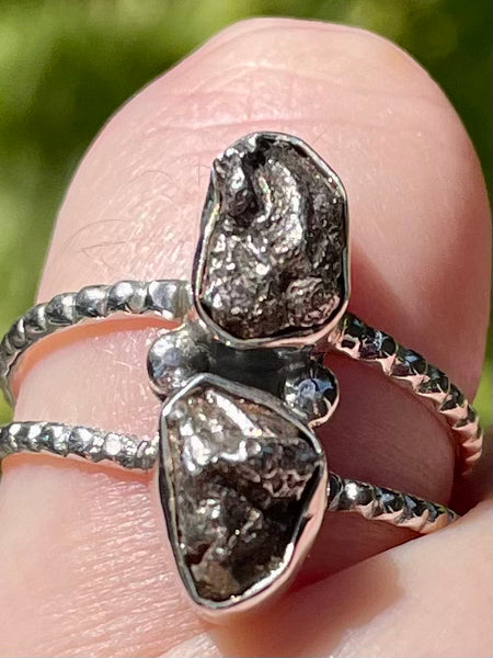 Meteorite Campo del Cielo Ring Size 8.5 - Morganna’s Treasures 