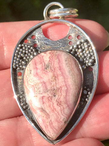 Rhodochrosite Pendant - Morganna’s Treasures 