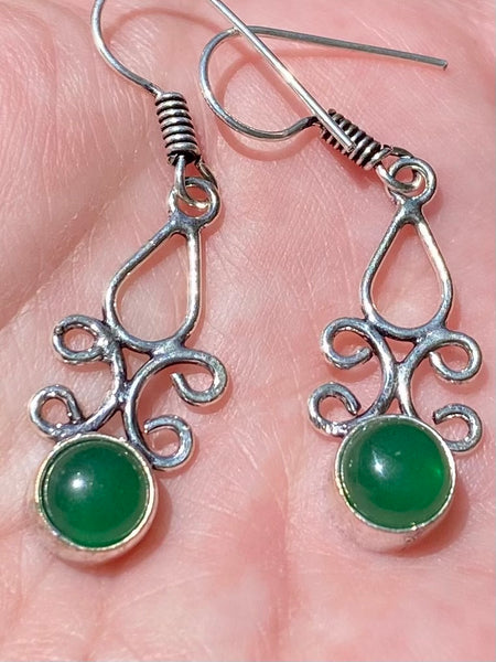 Green Onyx Earrings - Morganna’s Treasures 
