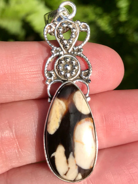 Peanut Wood Jasper Pendant - Morganna’s Treasures 