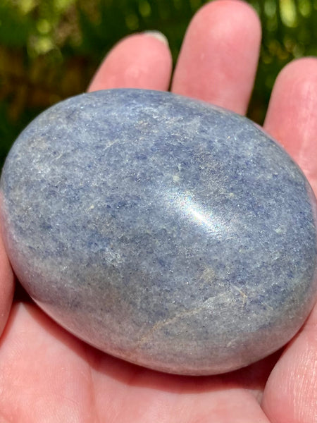 Lazulite Palm Stone - Morganna’s Treasures 