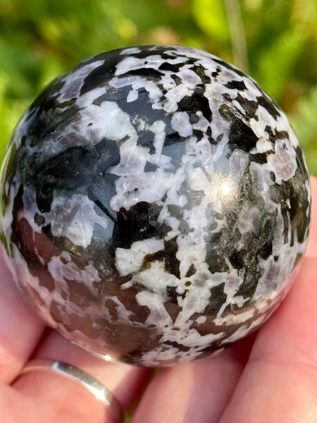 Indigo Gabbro Crystal Ball - Morganna’s Treasures 