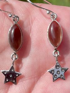 Smoky Quartz Star Earrings - Morganna’s Treasures 