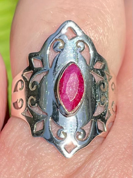 Ruby Celtic Ring Size 7.5 - Morganna’s Treasures 