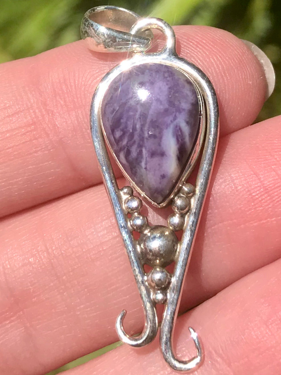 Charoite Pendant - Morganna’s Treasures 