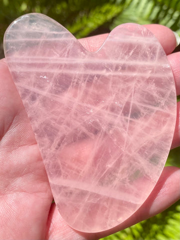 Rose Quartz Massage Heart - Morganna’s Treasures 