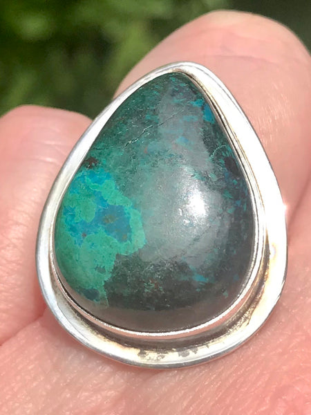 Chrysocolla Cocktail Ring Size 8 - Morganna’s Treasures 