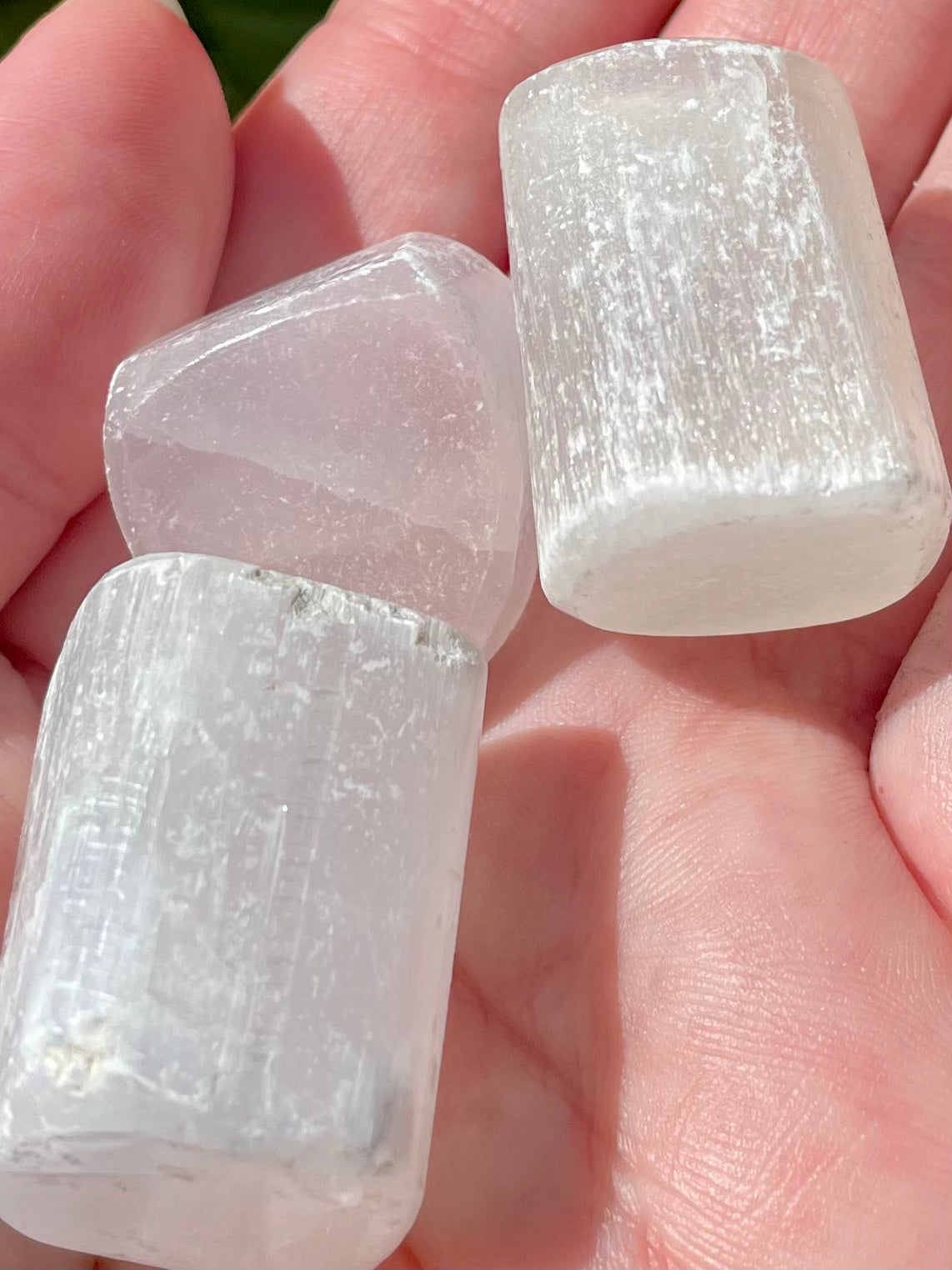 Selenite Tumbled Stones - Morganna’s Treasures 