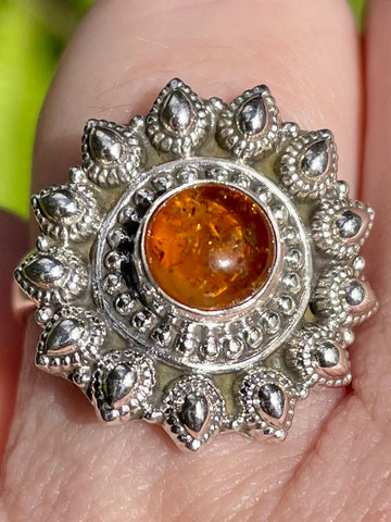 Baltic Amber Ring Size 7.5 - Morganna’s Treasures 