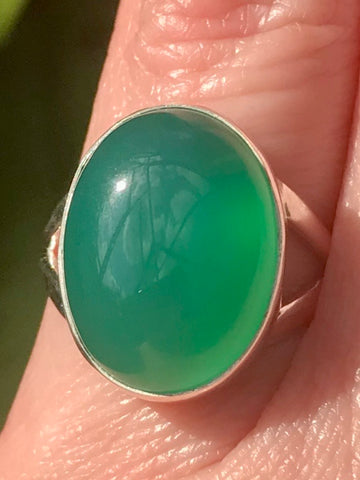Green Onyx Ring Size 5.5 - Morganna’s Treasures 