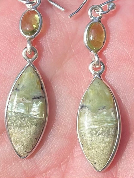 Imperial Opal and Peridot Earrings - Morganna’s Treasures 