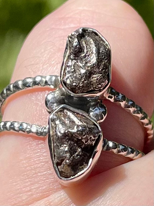 Meteorite Campo del Cielo Ring Size 8.5 - Morganna’s Treasures 