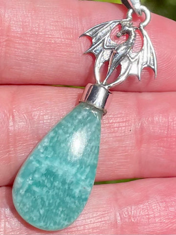 Dragon Amazonite Pendant - Morganna’s Treasures 