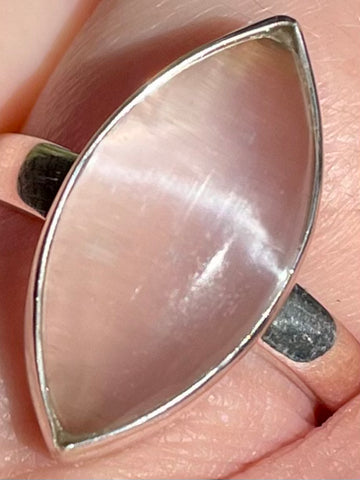 Selenite Ring Size 7.5 - Morganna’s Treasures 