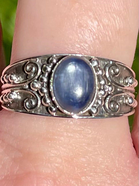 Blue Kyanite Ring Size 7.5 - Morganna’s Treasures 