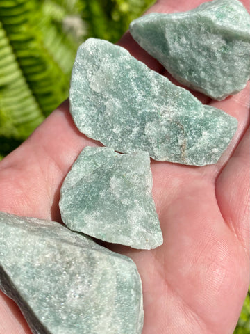 Rough Green Aventurine Stones - Morganna’s Treasures 