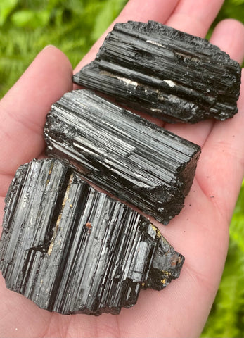 High Quality Rough Black Tourmaline Stones - Morganna’s Treasures 