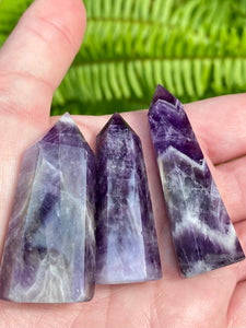 Chevron Amethyst Healing Wand - Morganna’s Treasures 