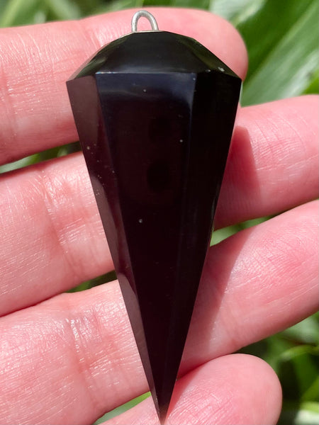 Black Obsidian Pendulum - Morganna’s Treasures 