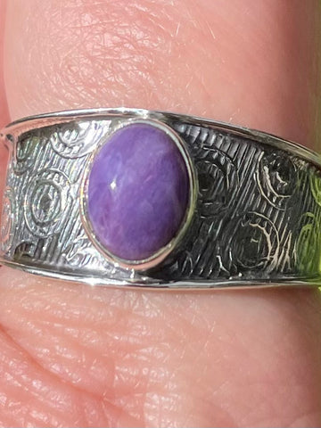 Charoite Ring Size 9.5 - Morganna’s Treasures 