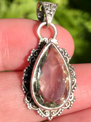 Green Amethyst (Prasiolite) Pendant - Morganna’s Treasures 