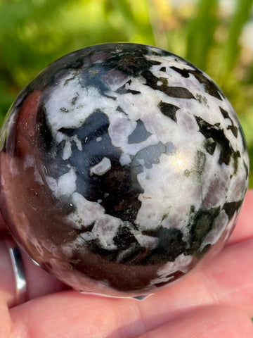 Indigo Gabbro Crystal Ball - Morganna’s Treasures 