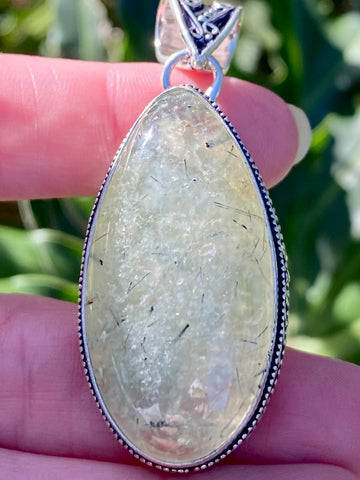 Prehnite Pendant - Morganna’s Treasures 