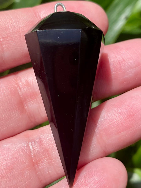 Black Obsidian Pendulum - Morganna’s Treasures 