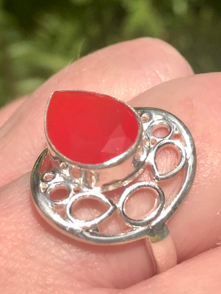 Red Onyx Ring Size 9 - Morganna’s Treasures 