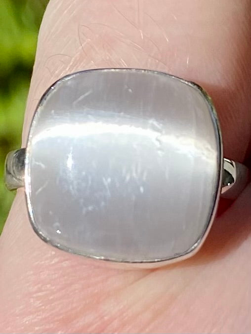 Selenite Ring Size 6.5 - Morganna’s Treasures 