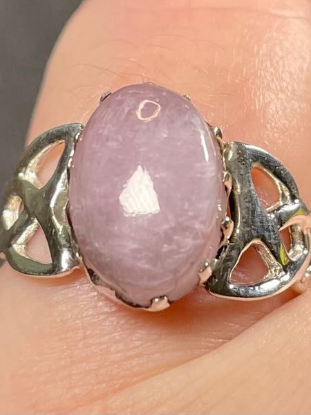 Kunzite Celtic Ring Size 6.5 - Morganna’s Treasures 