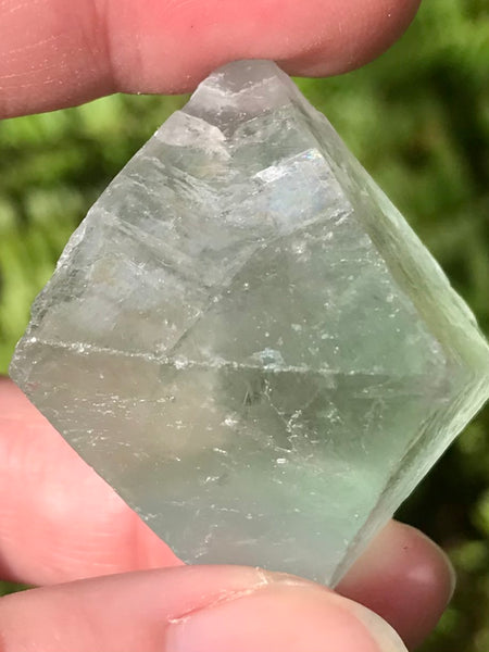 Large Fluorite Octohedron Stone - Morganna’s Treasures 