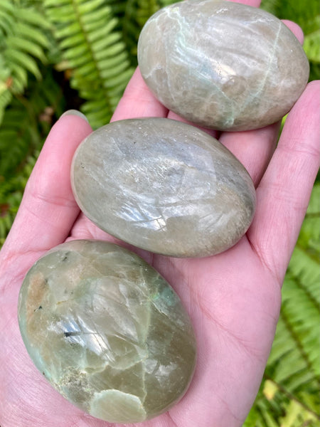 Medium Garniérite Palm Stone - Morganna’s Treasures 