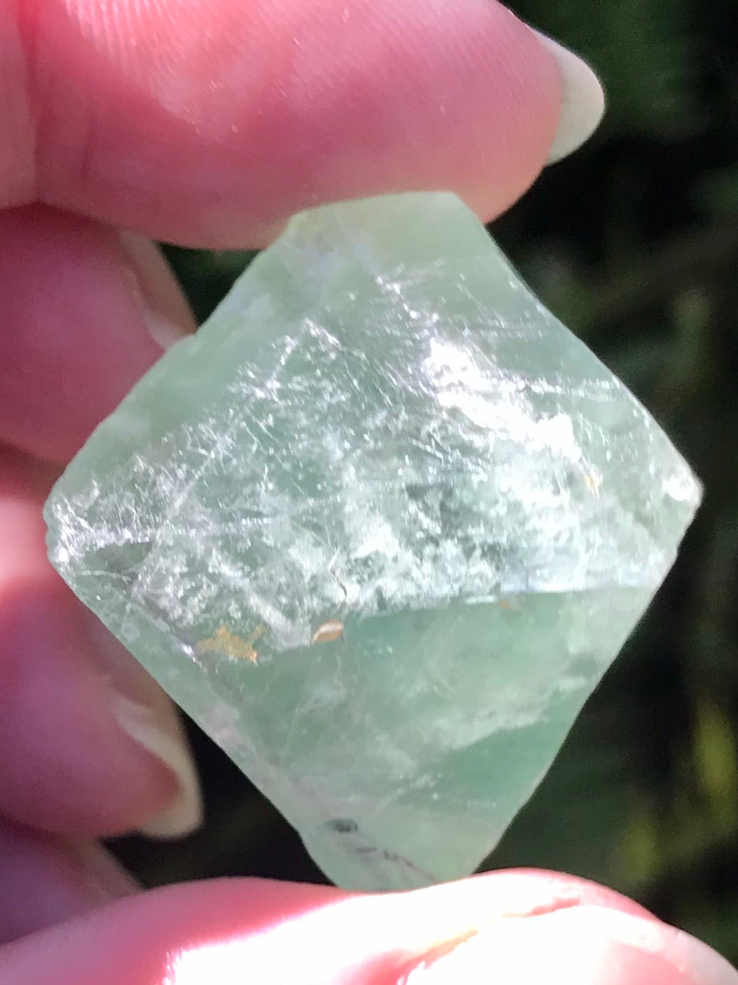 Fluorite Octohedron Stone - Morganna’s Treasures 