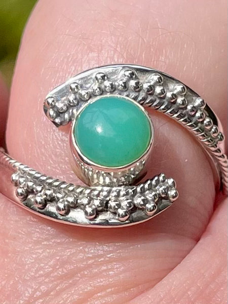 Chrysoprase Ring Size 7.5 - Morganna’s Treasures 