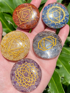 Reiki Orgonite Chakra Stone Set - Morganna’s Treasures 