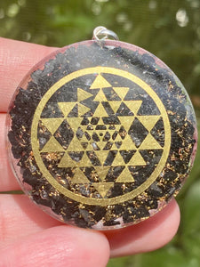 Shungite Orgonite Metatron Pendant - Morganna’s Treasures 