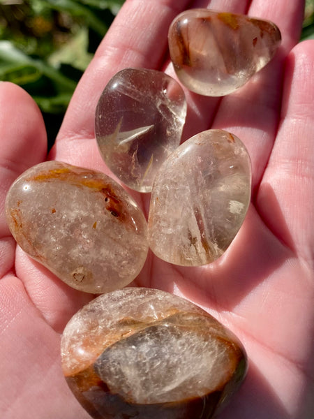 Amphibole Quartz Tumbled Stones - Morganna’s Treasures 