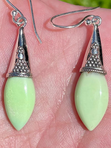 Citron Chrysoprase Earrings - Morganna’s Treasures 