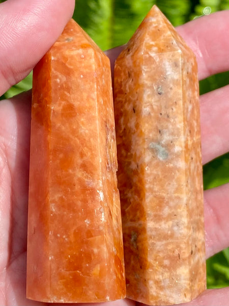 Orange Calcite Healing Wand - Morganna’s Treasures 