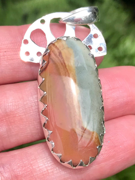 Polychrome Jasper Pendant - Morganna’s Treasures 