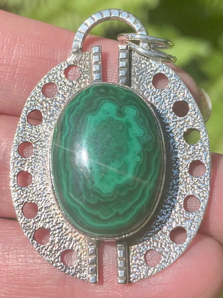 Malachite Pendant - Morganna’s Treasures 