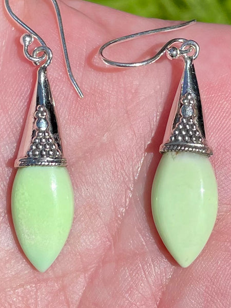 Citron Chrysoprase Earrings - Morganna’s Treasures 