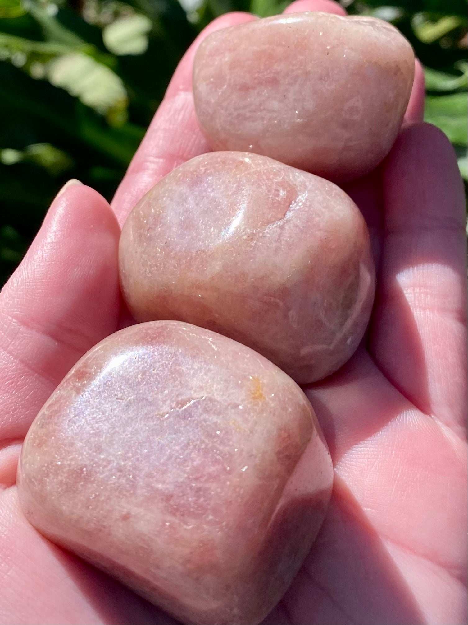 Extra Large Strawberry Quartz Tumbled Stones - Morganna’s Treasures 