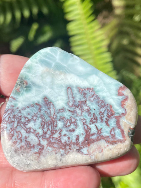 Larimar Palm Stone - Morganna’s Treasures 