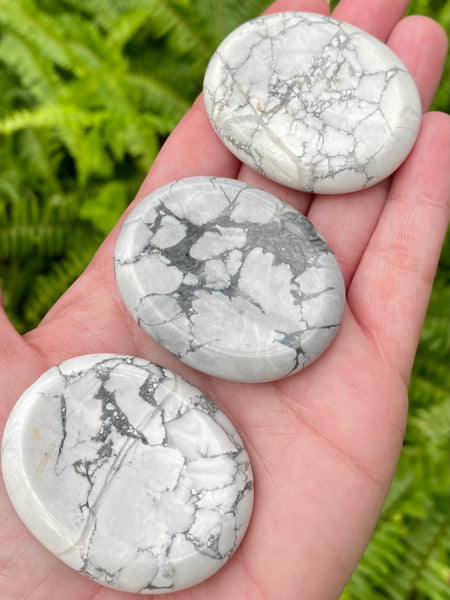 Howlite Worry Stones - Morganna’s Treasures 