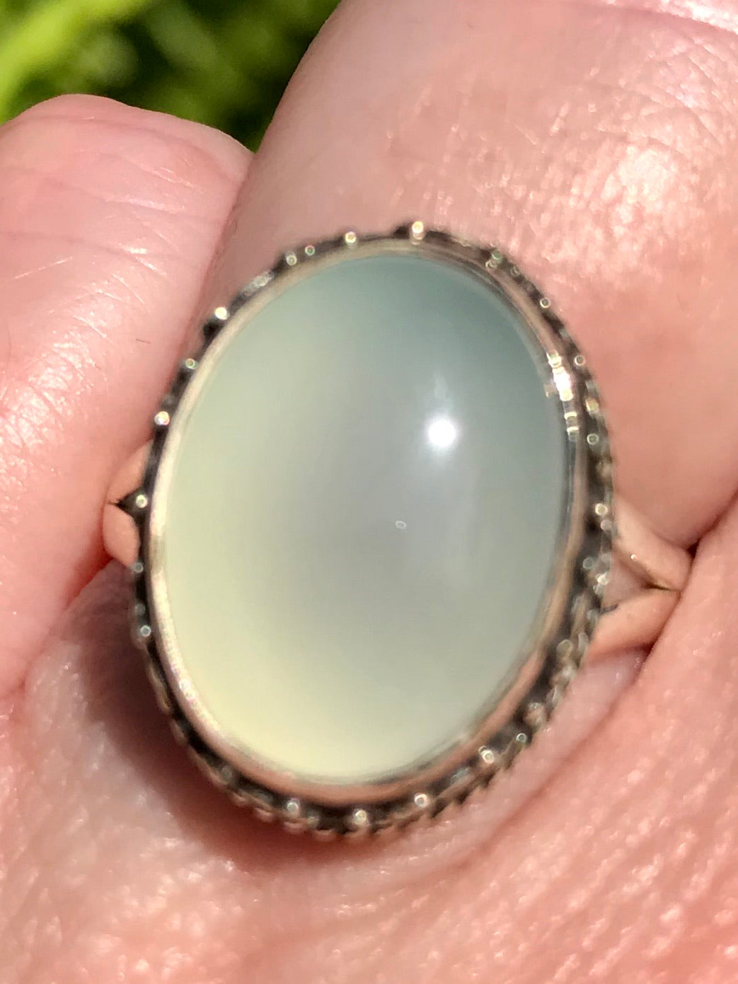 Blue Chalcedony Ring Size 8 - Morganna’s Treasures 